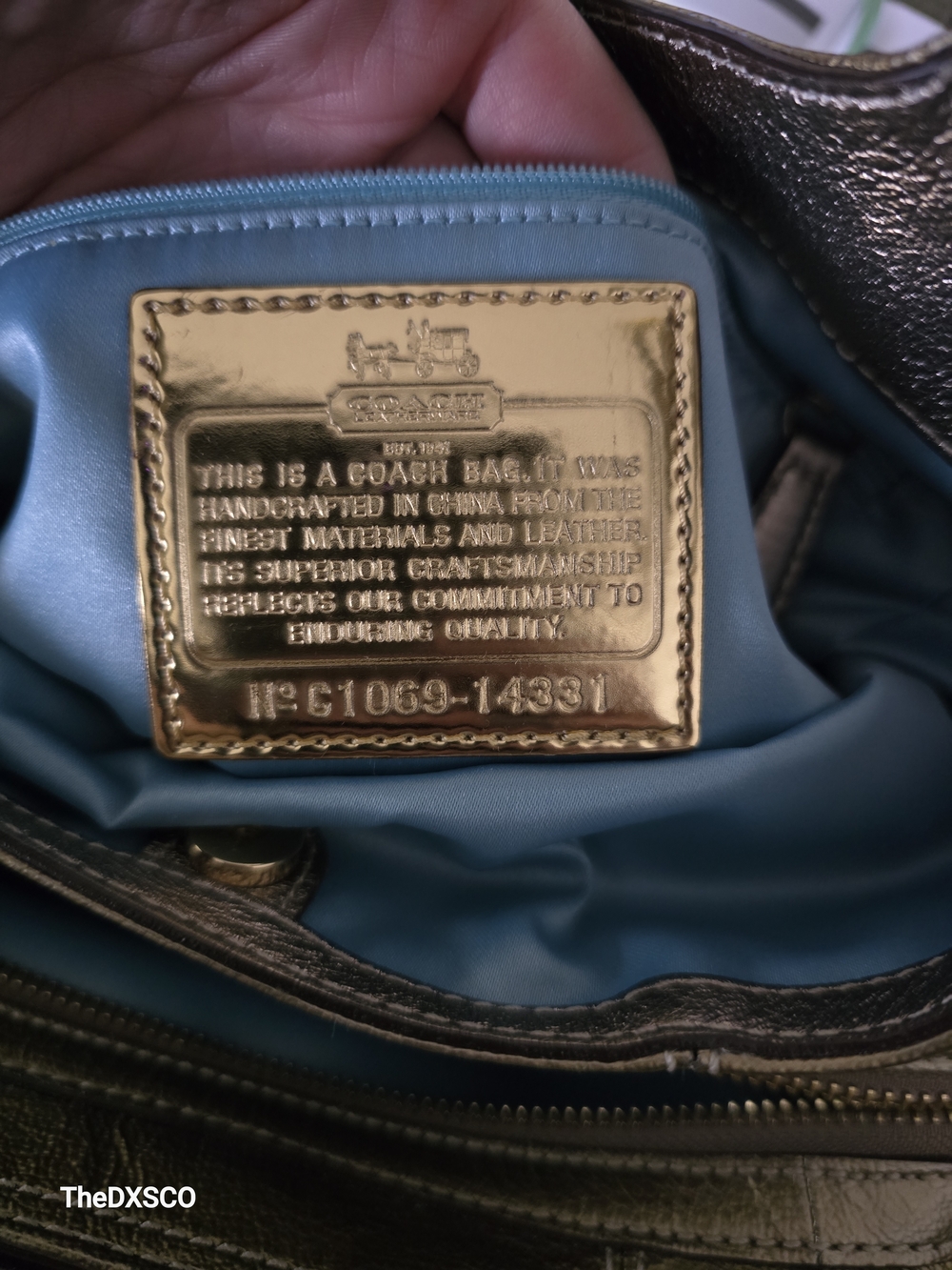 Authentic Coach B4 Vintage Shoulder Bag